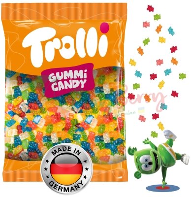 Упаковка мармеладных конфет Trolli Bears Мишки 1000 гр.