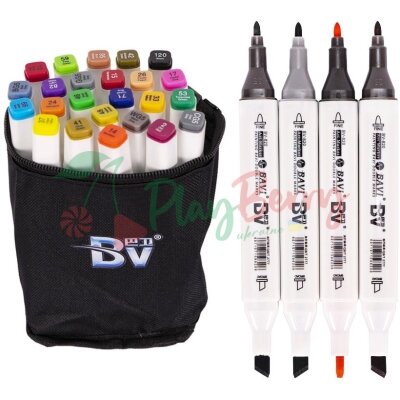 Набір скетч-маркерів 24 кольори BV800
