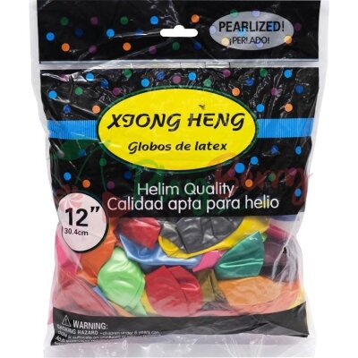 Упаковка повітряних кульок Xjong heng Металік 30см, 100шт.