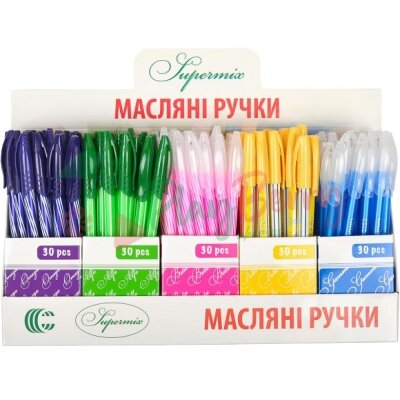 Ручка масляная &quot;Супермикс&quot; &quot;С&quot; CR8012, 150шт.