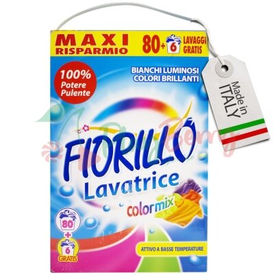 Стиральный порошок Fiorillo Colormix, 6кг. (86 стирок)
