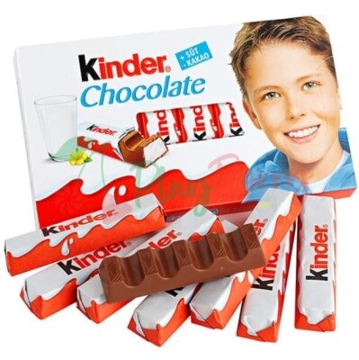 Упаковка шоколадок &quot;Kinder Chocolate T8&quot; 8*10шт. — Photo 3