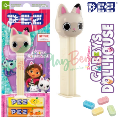 Іграшка з цукерками PEZ® Gabby&#039;s Dollhouse Pandy Paws, 17г.