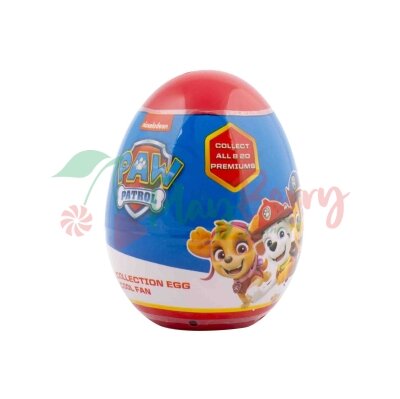 Упаковка вентиляторів з яйцем з цукерками PAW Patrol Egg fan, 12шт. — Photo 2