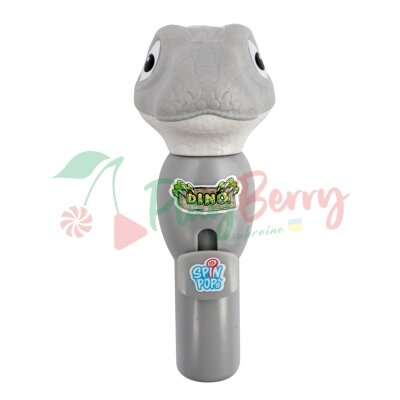 Контейнер-игрушка с леденцом Dino Spin Pop, 12шт. — Photo 2