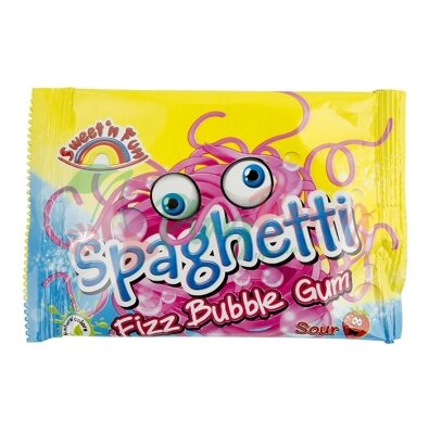 Жвачка спагетти Spaghetti Fizz Bubble gum, 24шт. — Photo 1
