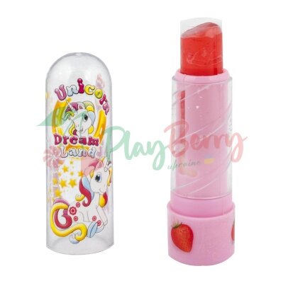 Упаковка леденцов в виде помады Unicorn Candy Lipstick, 18шт. — Photo 1