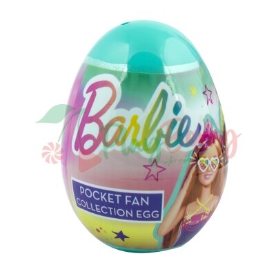 Упаковка вентиляторов с яйцом с конфетами Barbie Egg fan, 12шт. — Photo 2