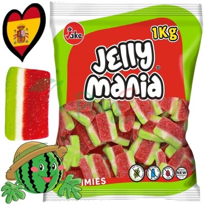 Упаковка мармеладних цукерок TM JAKE &quot;Jelly Mania&quot; Кавун кислий, 1кг.