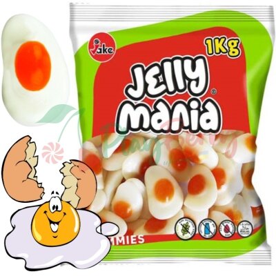 Упаковка мармеладных конфет TM JAKE &quot;Jelly Mania&quot; Яичница масляная, 1кг.