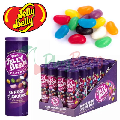 Фруктові Желейні Цукерки Jelly Bean Боби 36 Смаків, тубус 24шт.*90г.