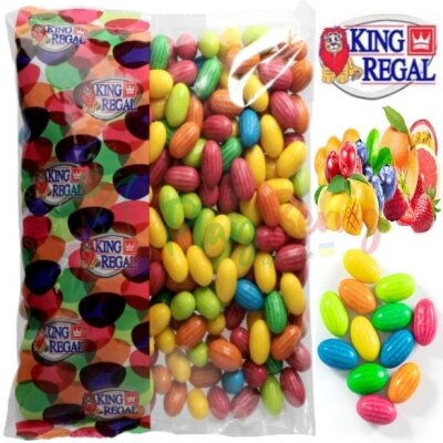 Упаковка жевательной резинки King Regal Chicle Mix Fruit Mix фруктов, 250 шт.