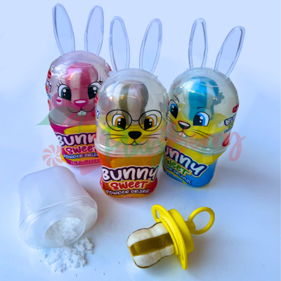 Упаковка льодяників Fenomen з кислою пудрою Bunny Sweet, 12шт. — Photo 5