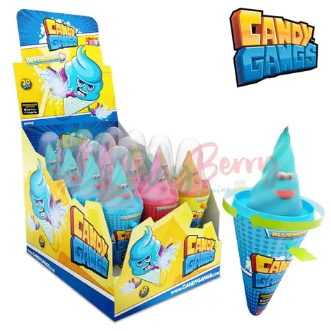 Упаковка льодяників Candy Gangs Icy Creamer Морозиво що обертається, 12шт.
