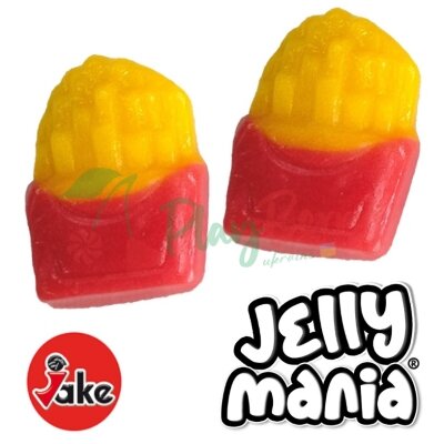 Упаковка мармеладних цукерок TM JAKE &quot;Jelly Mania&quot; Картопля Фрі, 1кг. — Photo 1