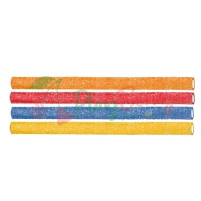 Упаковка мармеладных конфет JAKE Churritos Rainbow Полено радуга в сахаре, 200шт. — Photo 1