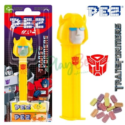 Іграшка з цукерками PEZ® Bumblebee Transformers, 17г.