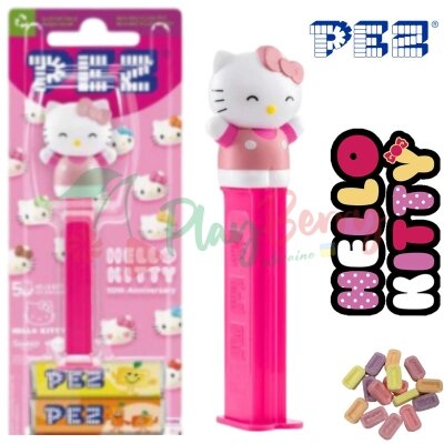 Игрушка с конфетами PEZ® Hello Kitty Happy, 17г.