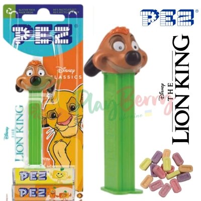 Іграшка з цукерками PEZ® Timon Lion King, 17г.