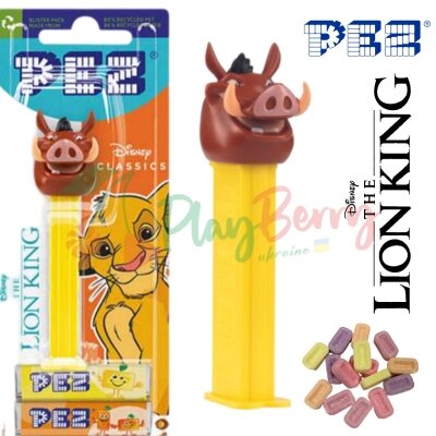 Іграшка з цукерками PEZ® Pumba Lion King, 17г.