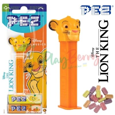 Игрушка с конфетами PEZ® Simba Lion King, 17г.