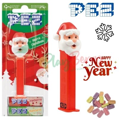 Іграшка з цукерками PEZ® Santa Claus X-Mas, 17г.