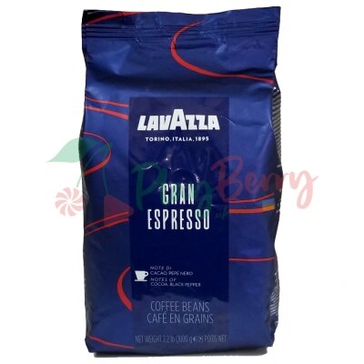 Упаковка кави &quot;Lavazza Gran Espresso&quot; в зернах 1 кг.