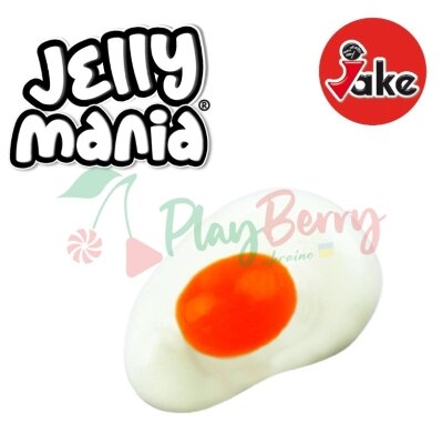 Упаковка мармеладных конфет TM JAKE &quot;Jelly Mania&quot; Яичница масляная, 1кг. — Photo 1