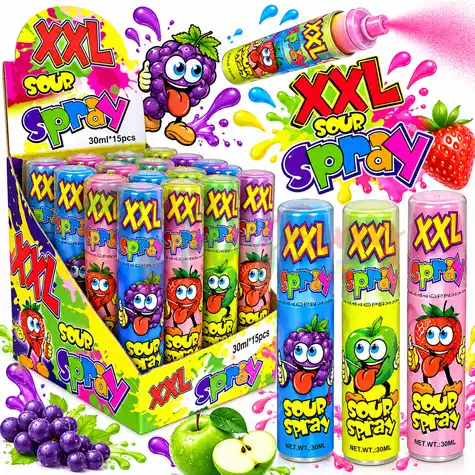 Упаковка Спрей-карамелі XXL Sour Spray, 15шт.