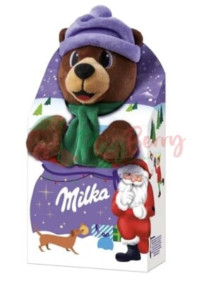 Новогодний подарок-игрушка &quot;Milka&quot; Медведь со сладостями 96.5г 