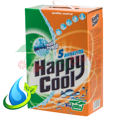Порошок для прання Happy Cool, 8кг. (100 прань)