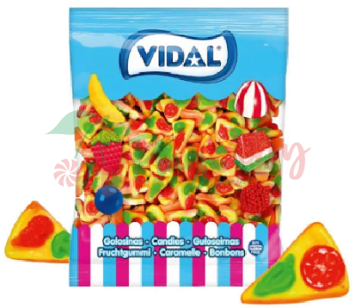 Упаковка жувального мармеладу Vidal Gummi Pizza Піца, 250шт. — Photo 1