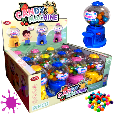 Упаковка жевательной резинки Mini Candy Machine в автомате, 12шт.