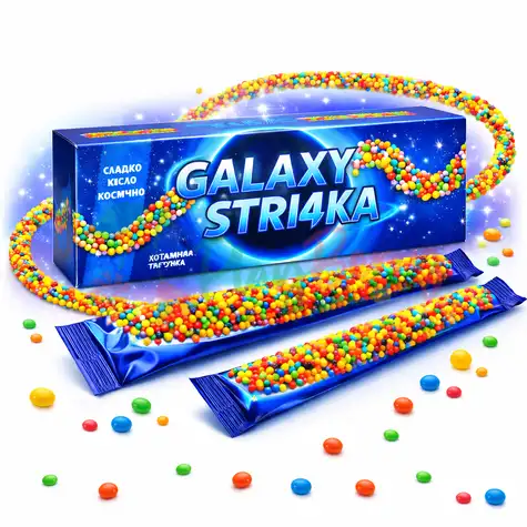 Упаковка желейно-жевательных конфет GALAXY STRI4KA, 12шт.