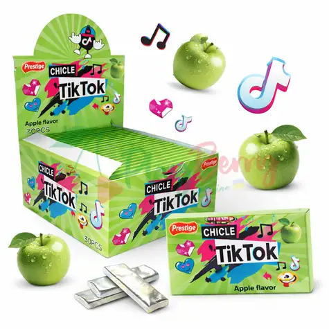 Упаковка жувальної гумки TikTok Apple, 30шт.
