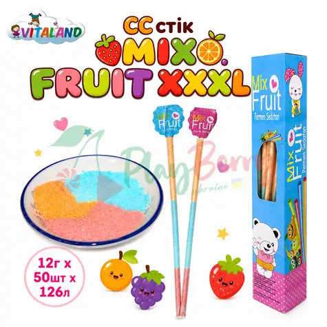 Упаковка фруктової пудри MIX FRUIT XXXL, 50шт.