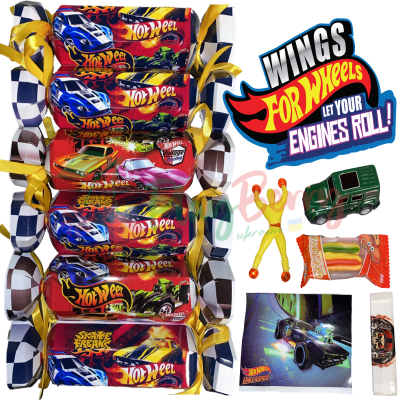 Упаковка конфет Hot Wheel с сюрпризом, 6шт.