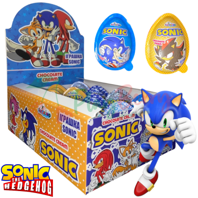 Упаковка яєць з сюрпризом Joy Sonic Сонік, 12шт.