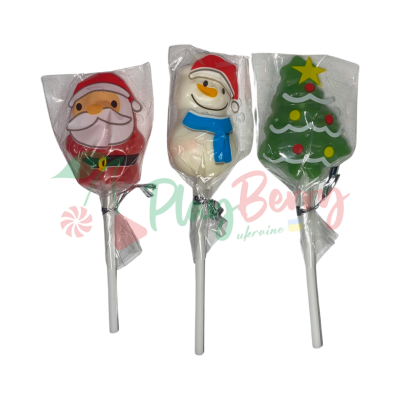 Упаковка новогодних леденцов &quot;Christmas Lollipop&quot; на палочке, 30шт. — Photo 1