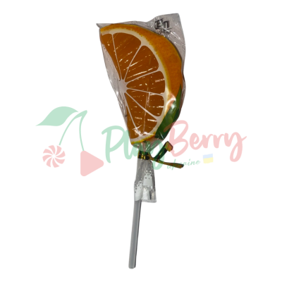 Упаковка льодяників на паличці Orange Lollipop апельсин, 50шт. — Photo 1