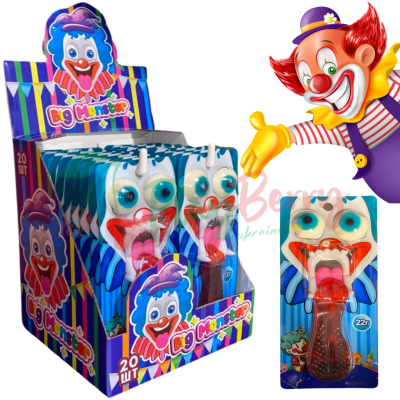 Мармеладные конфеты Клоун Big Monster, 20шт.