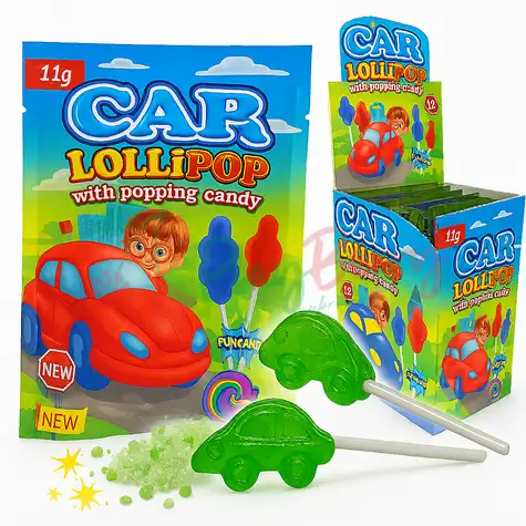 Упаковка леденцов на палочке CAR Lollipop, 15шт.