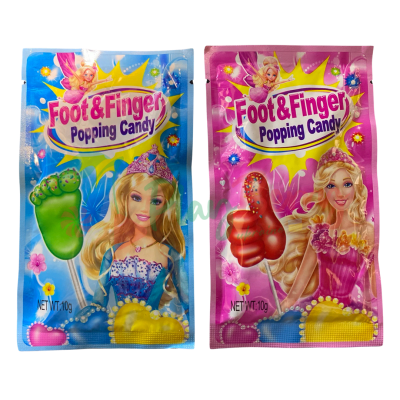 Упаковка льодяників на паличці Barbie з вибуховою карамеллю, 30шт. — Photo 1