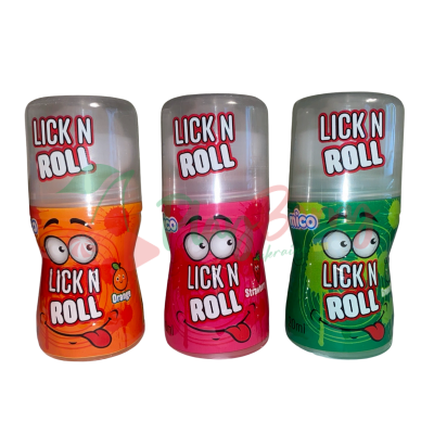 Упаковка жидкой карамели Licker Sweet Rolly с роликом, 30шт. — Photo 1