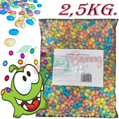 Упаковка фруктовых рябеньких желейных бобов ACME FATE Jelly Beans Shiny бобы, 2.5кг.