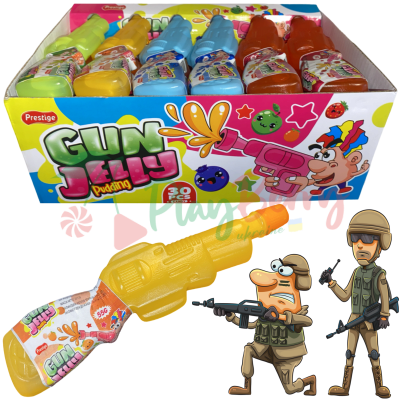 Упаковка желейного пудинга GUN JELLY Pudding Ружье, 30шт.