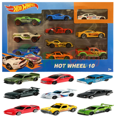 Набір металевих машинок Hot Wheel, 10шт.