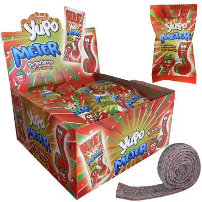 Упаковка мармеладных конфет Ulker Yupo Meter Клубника, 24шт.