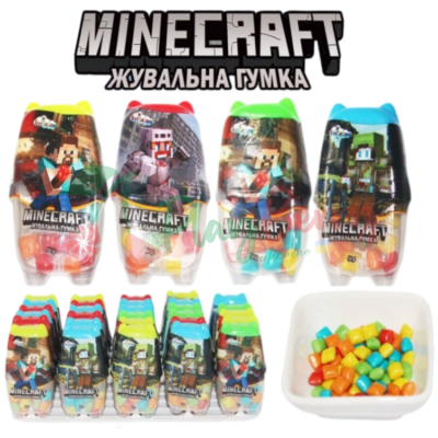 Упаковка жевательной резинки MINECRAFT, 30шт.