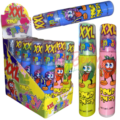 Упаковка Спрей-карамель XXL Sour Spray, 15шт.